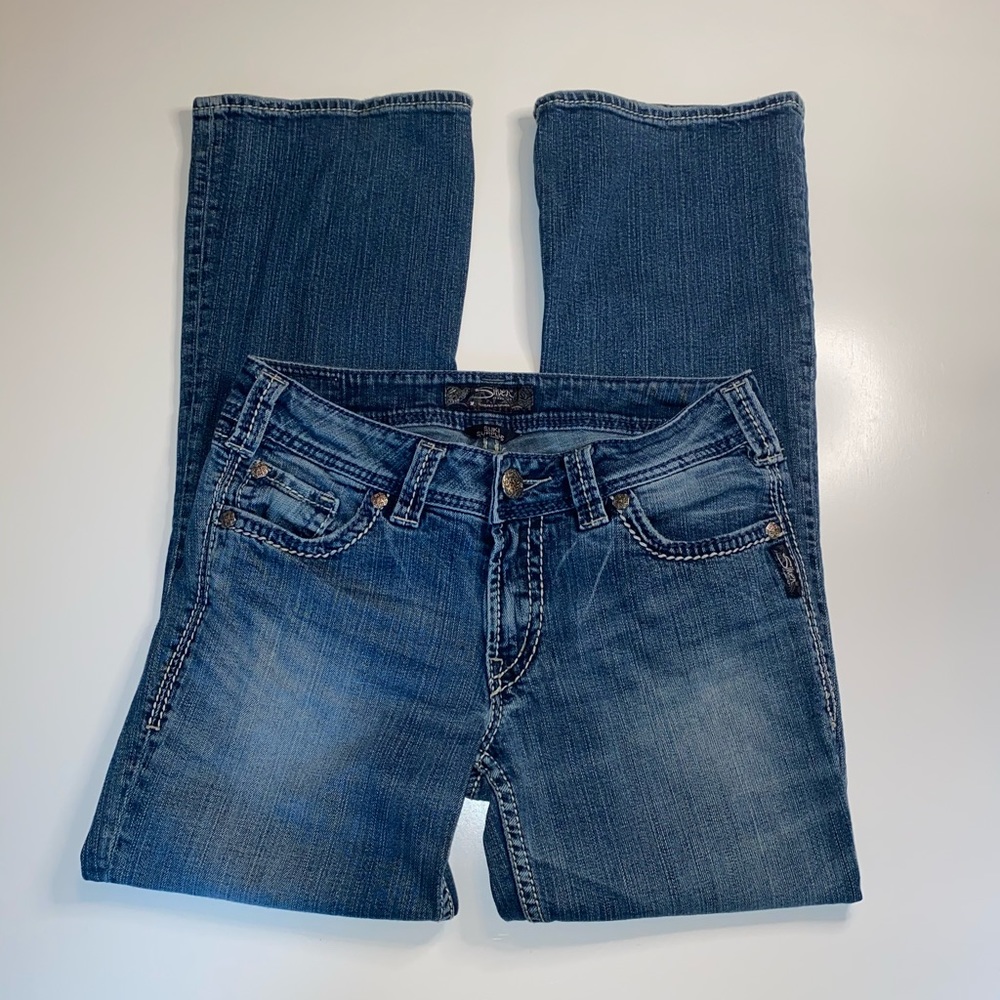 Silver Jeans Co SUKI Bootcut Blue Jeans W29/L30